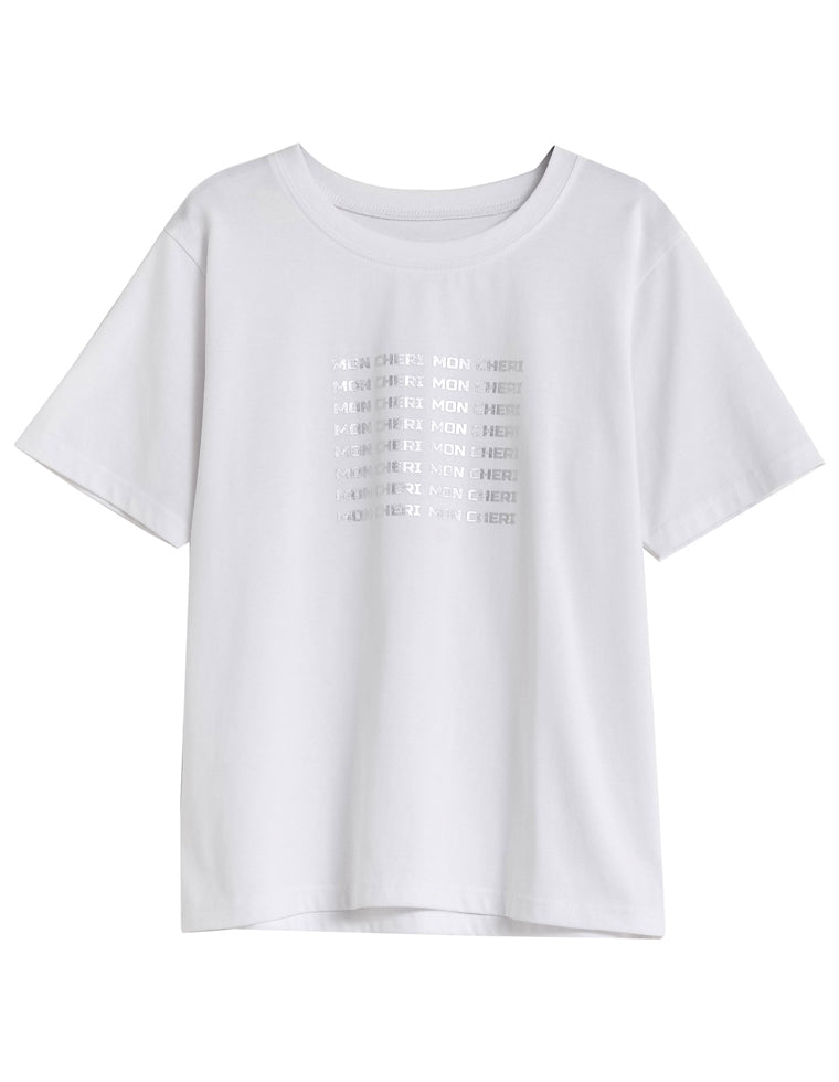 MON CHERIロゴTシャツ