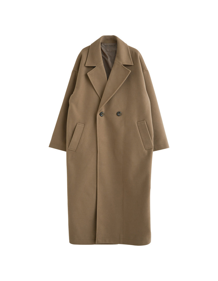 サイドスリットロングチェスターコート