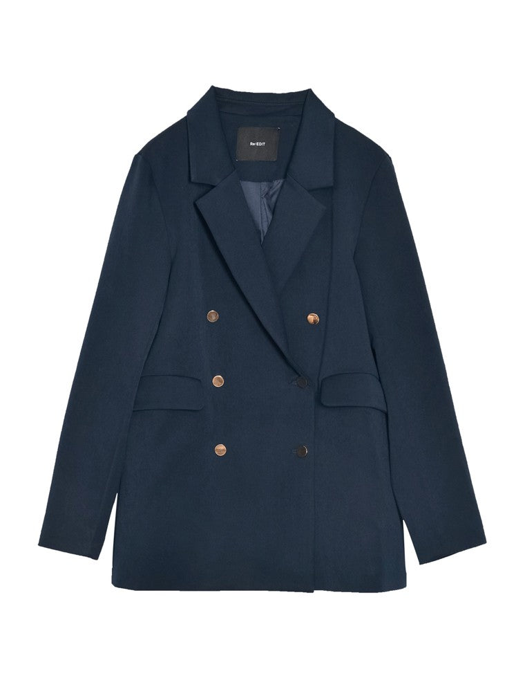 金ボタンブレザージャケット