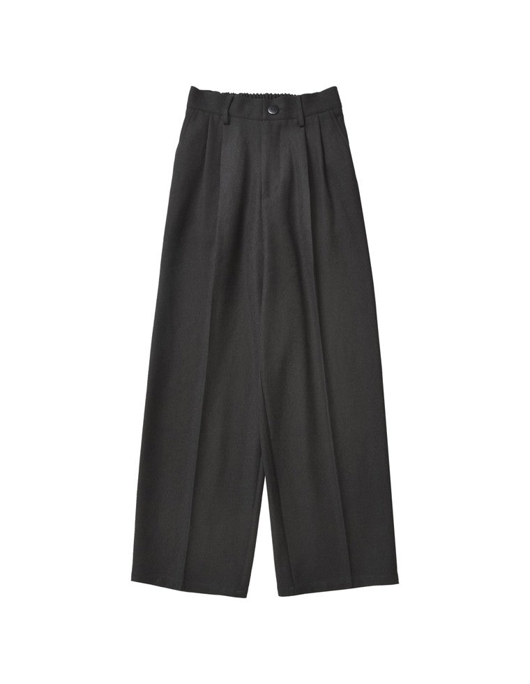 微起毛ツイルダブルタックルーズパンツ