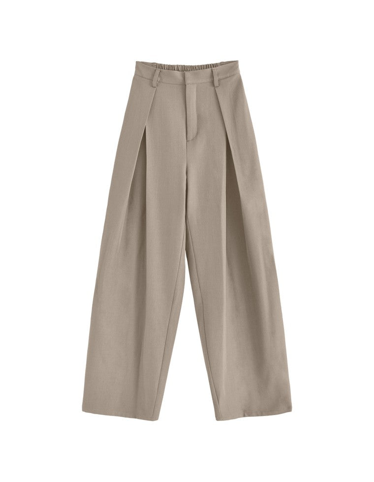 ストレッチツイルクロスワイドパンツ