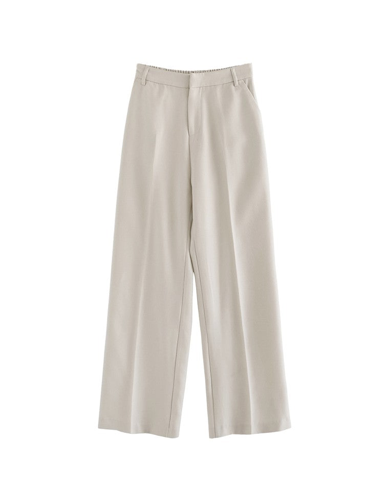 微起毛ツイルストレートスラックス