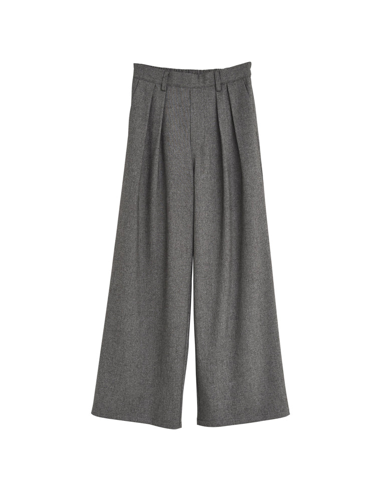 ツイードorストライプタックワイドパンツツイードorストライプタックワイドパンツ