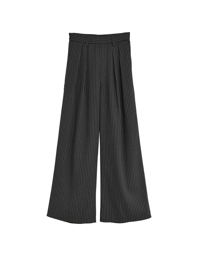 ツイードorストライプタックワイドパンツツイードorストライプタックワイドパンツ