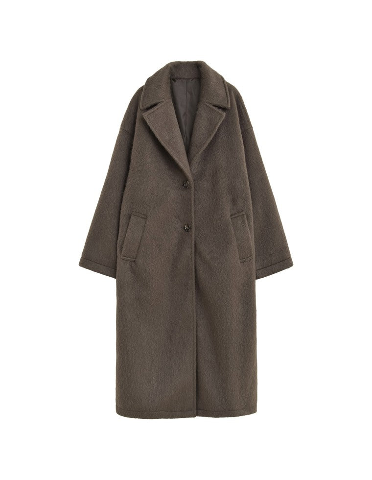 ウールタッチシャギーチェスターコート