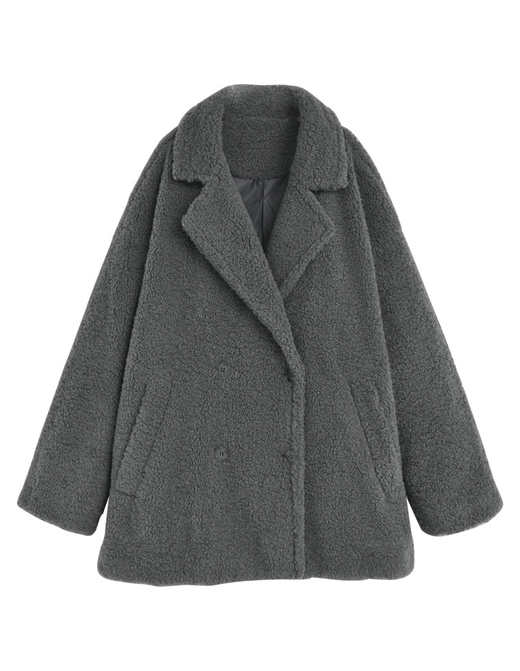 ボアダブルミドルチェスターコート