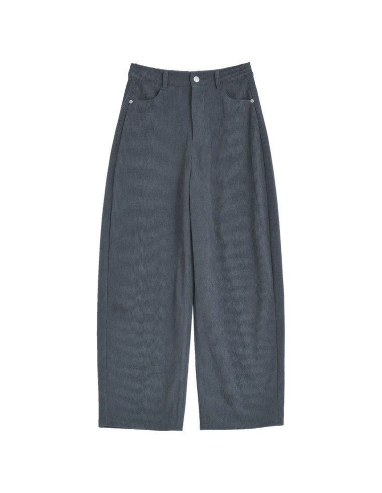 コーデュロイバレルレッグパンツ