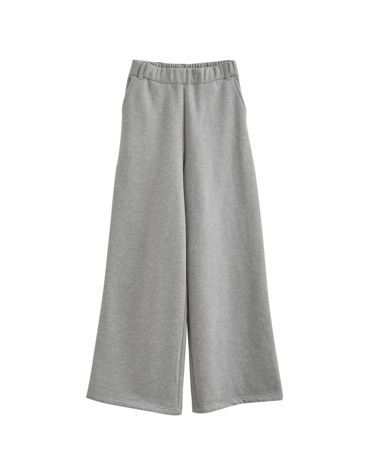 裏起毛ベルトループ付きルーズパンツ