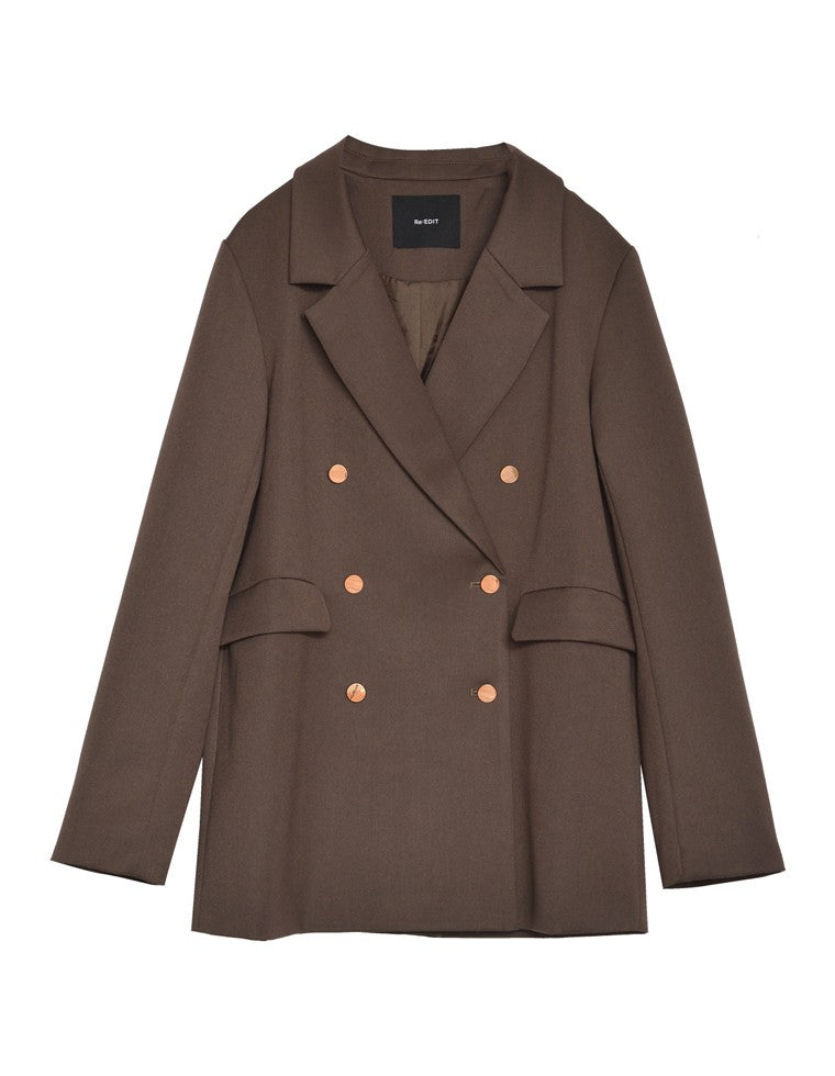 金ボタンブレザージャケット