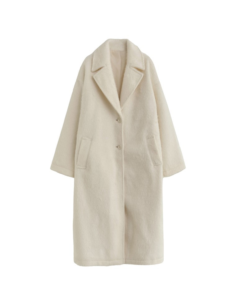 ウールタッチシャギーチェスターコート