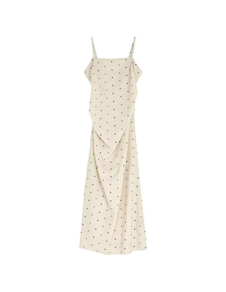 カットジョーゼットキャミワンピース