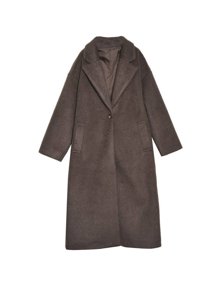 ニットシャギーチェスターコート