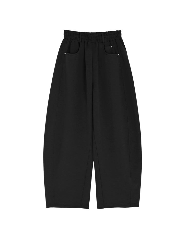 リベット付きダンボールワイドパンツ