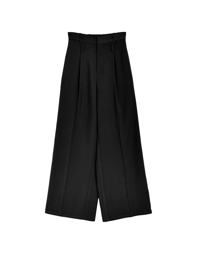 ツイルダブルベルトループワイドパンツ