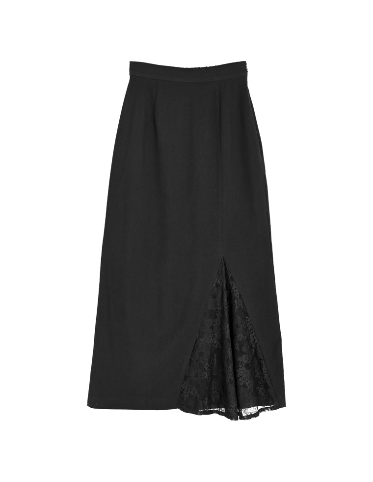 ツイルレースドッキングスカート