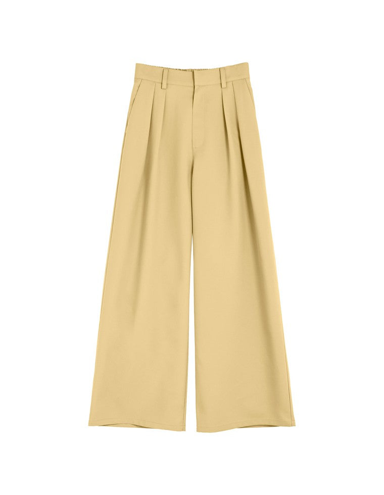 ツイルツータックワイドパンツ