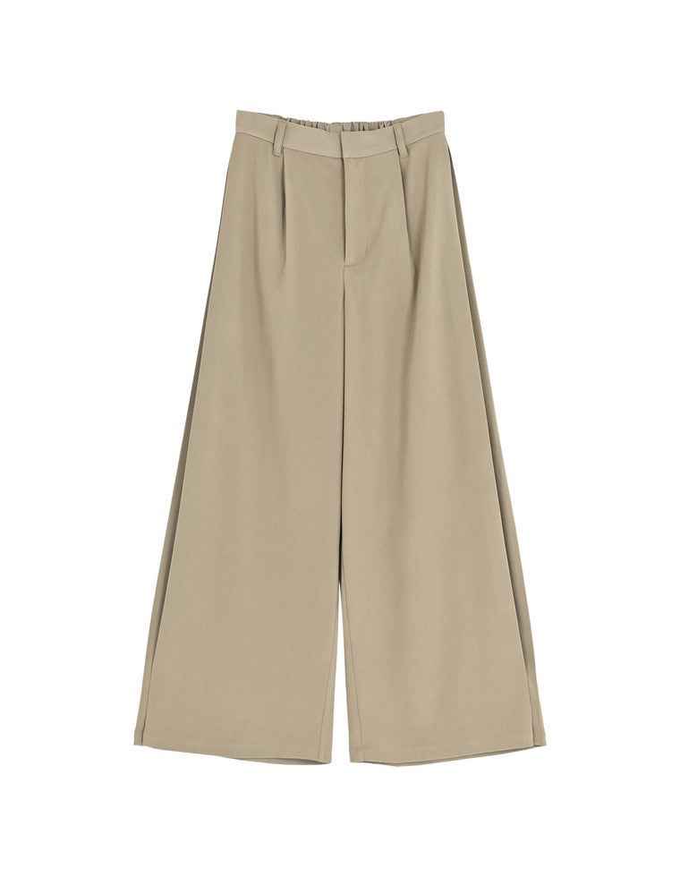 ツイルサイドタックストレートパンツ