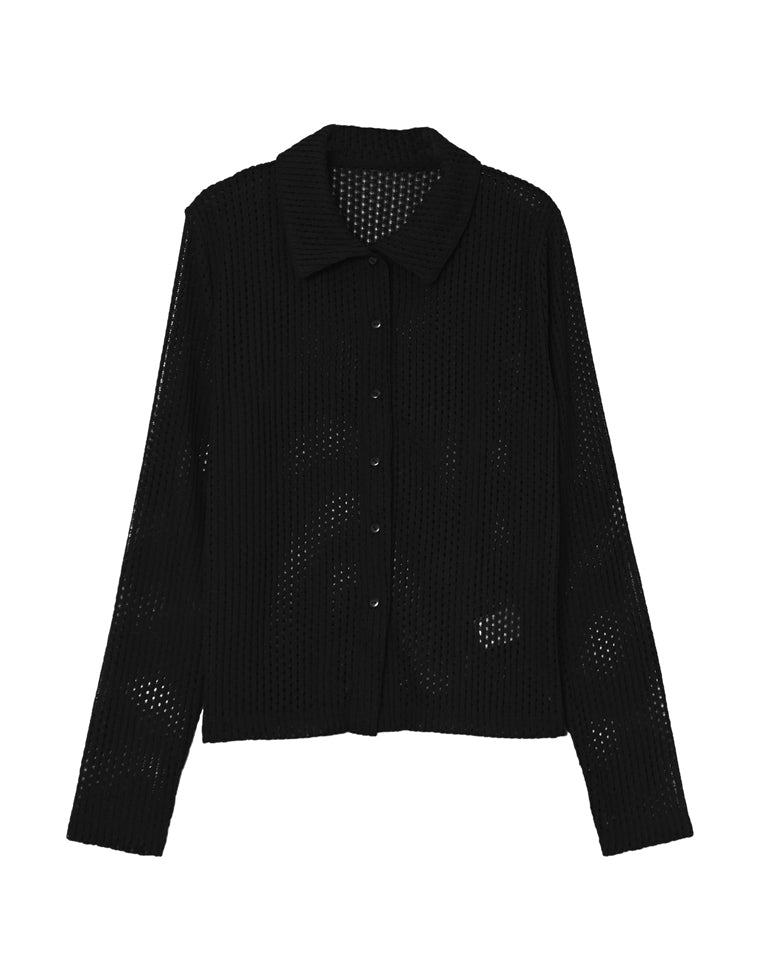 カットソーレースカーディガン