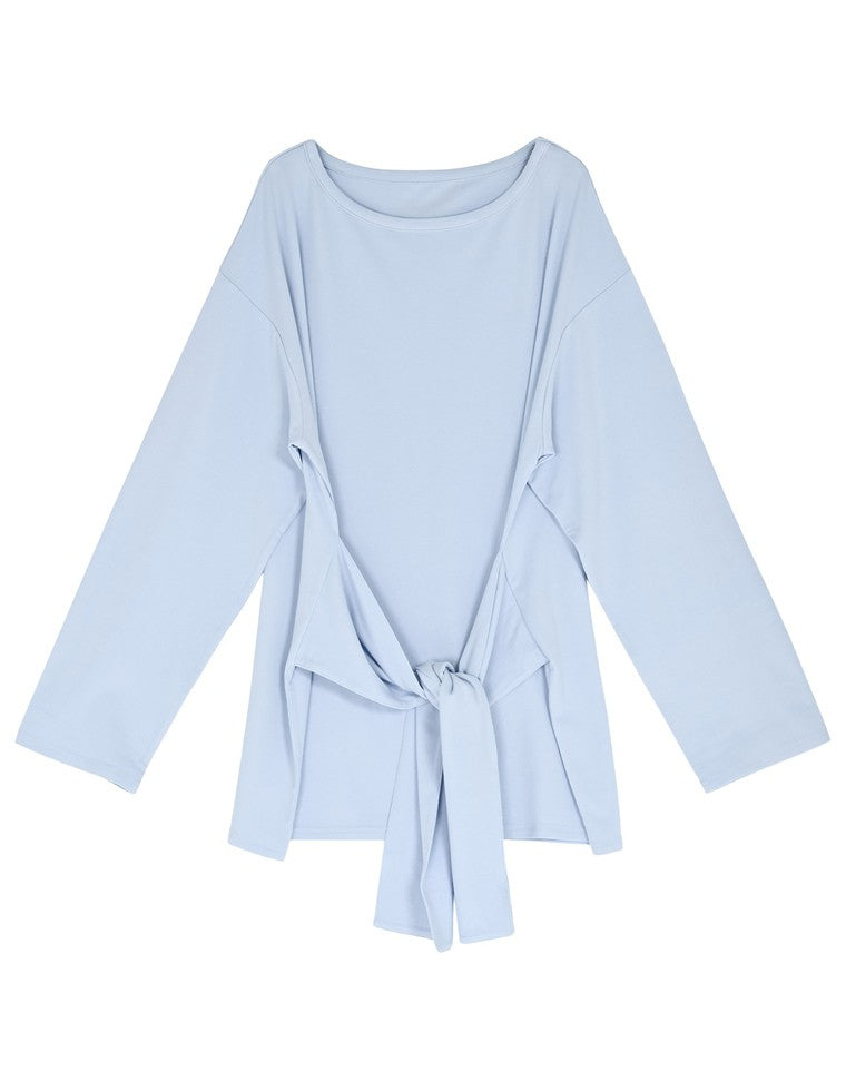 アンチピリングウエストリボンチュニック