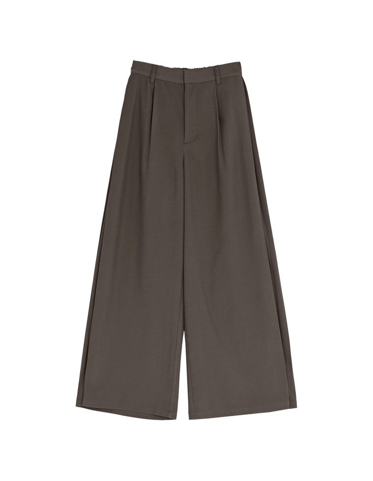 ツイルサイドタックストレートパンツ