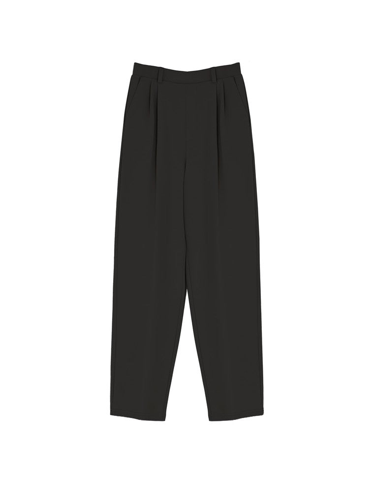 カットジョーゼットテーパードパンツ