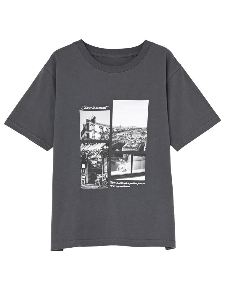 PARISシティスケープTシャツ