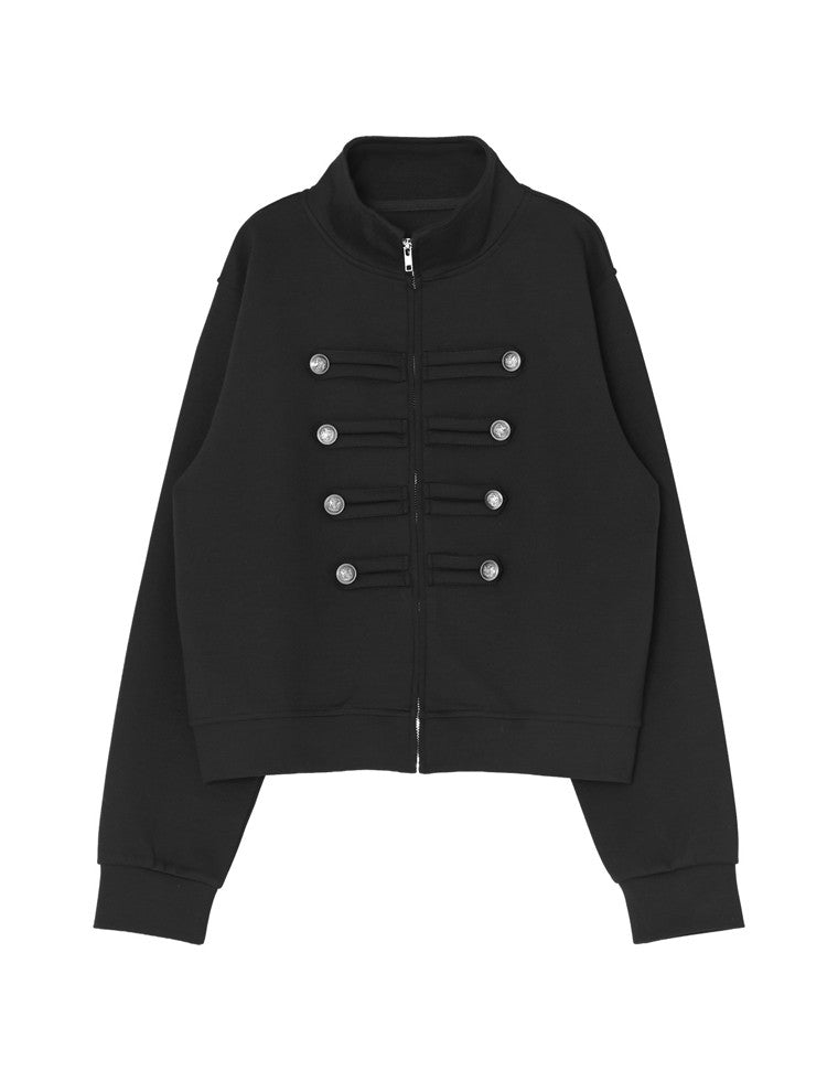 メタルボタンナポレオンジップジャケット
