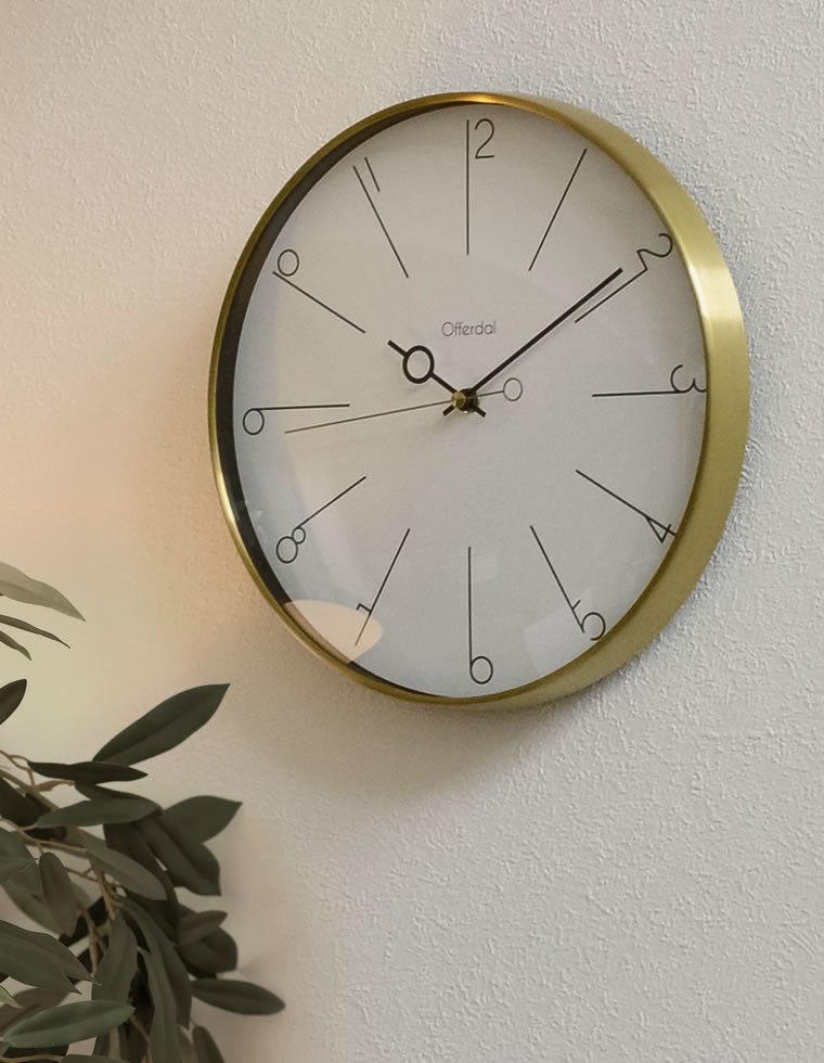 ガラスゴールド壁掛け時計 - 時計通販 | レディースファッション - Re:EDIT（リエディ）