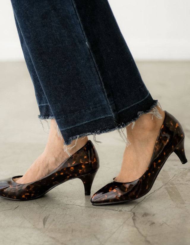 5.5cmヒール4層クッションソールパンプス