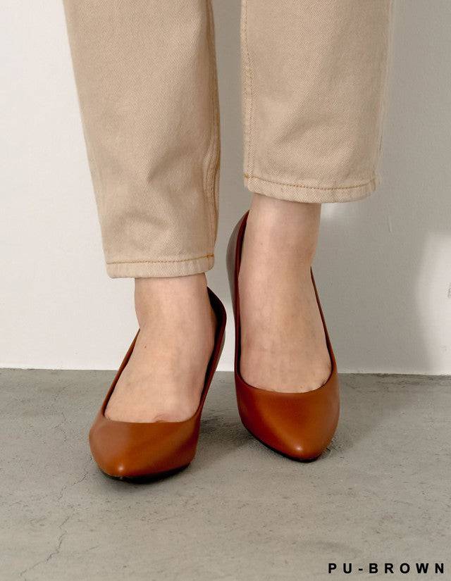 5.5cmヒール4層クッションソールパンプス