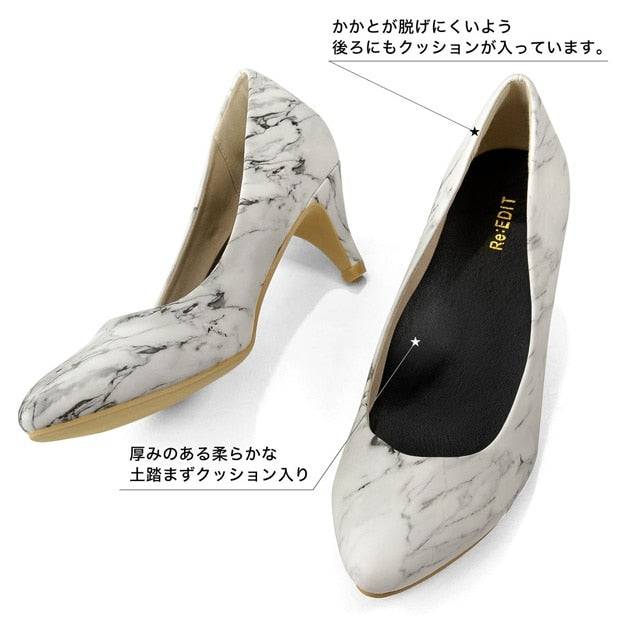 5.5cmヒール4層クッションソールパンプス