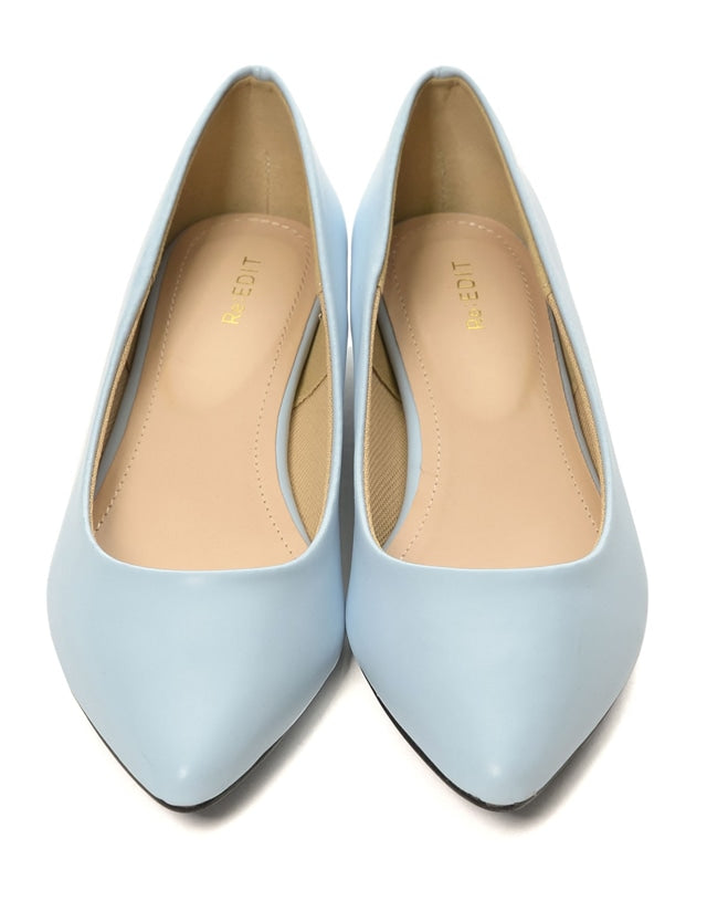 インヒールフラットパンプス シューズ レディースファッション通販 リエディ