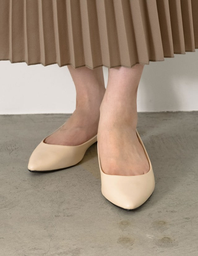 インヒールフラットパンプス シューズ レディースファッション通販 リエディ