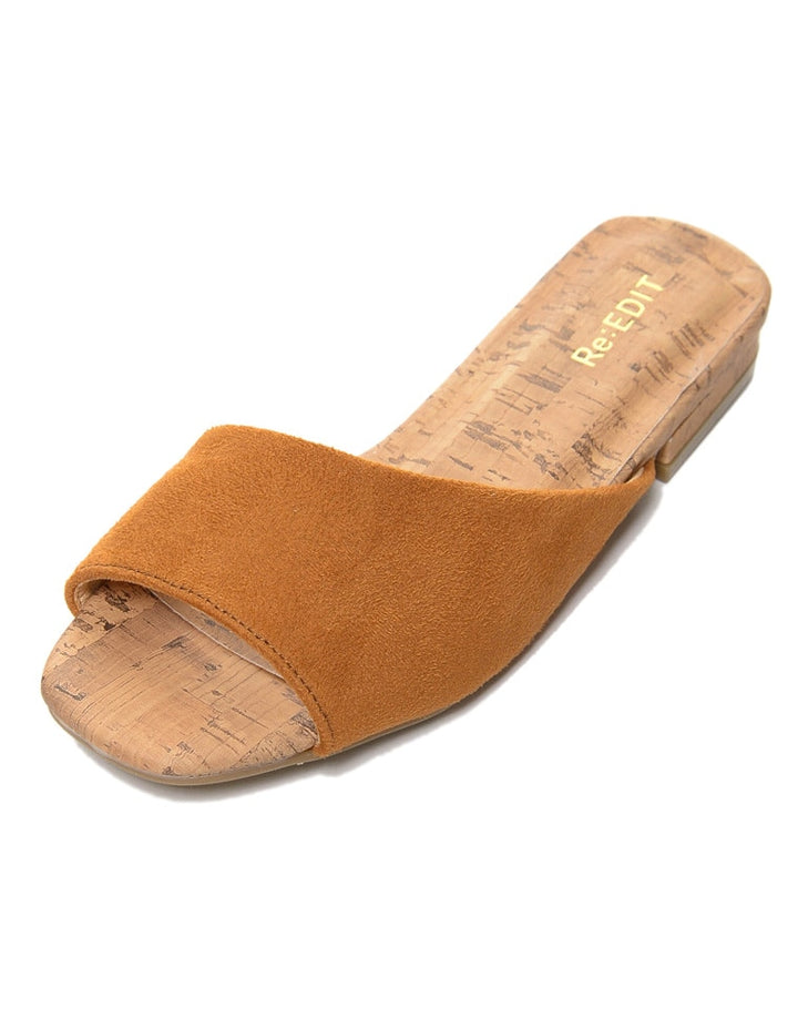 アシンメトリーフラットカラーサンダル シューズ レディースファッション通販 リエディ