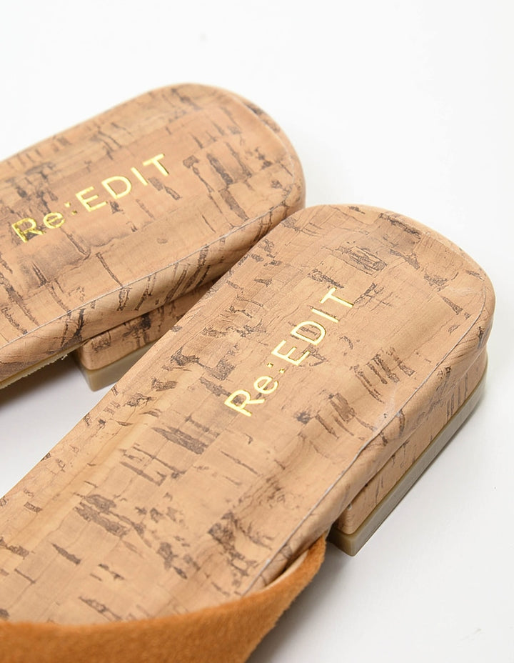 アシンメトリーフラットカラーサンダル シューズ レディースファッション通販 リエディ