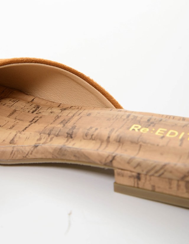 アシンメトリーフラットカラーサンダル シューズ レディースファッション通販 リエディ