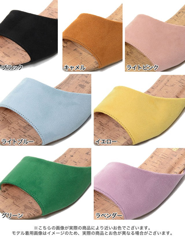 アシンメトリーフラットカラーサンダル シューズ レディースファッション通販 リエディ