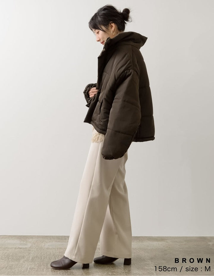 ダウンライクルーズドルマン中綿ジャケット ジャケット/アウター レディースファッション通販 リエディ