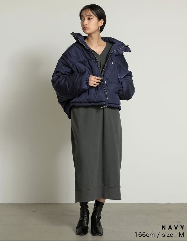 ダウンライクルーズドルマン中綿ジャケット ジャケット/アウター レディースファッション通販 リエディ