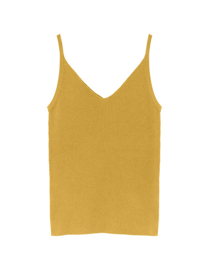 涼感レーヨンサマーリブニットキャミソール トップス レディースファッション通販 リエディ