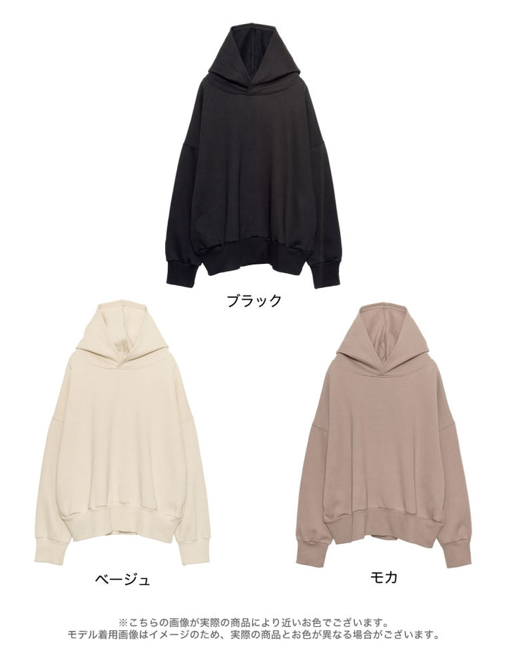 ビッグシルエット裏起毛パーカー トップス レディースファッション通販 リエディ