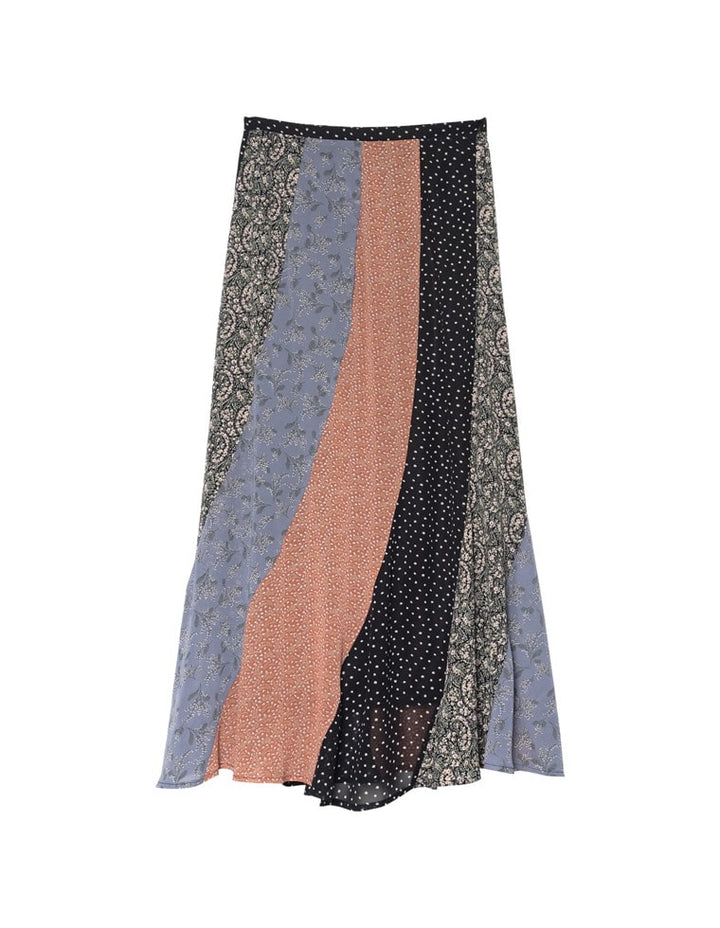 [低身長/高身長向けサイズ有]プリーツ花柄フリルスカート スカート レディースファッション通販 リエディ