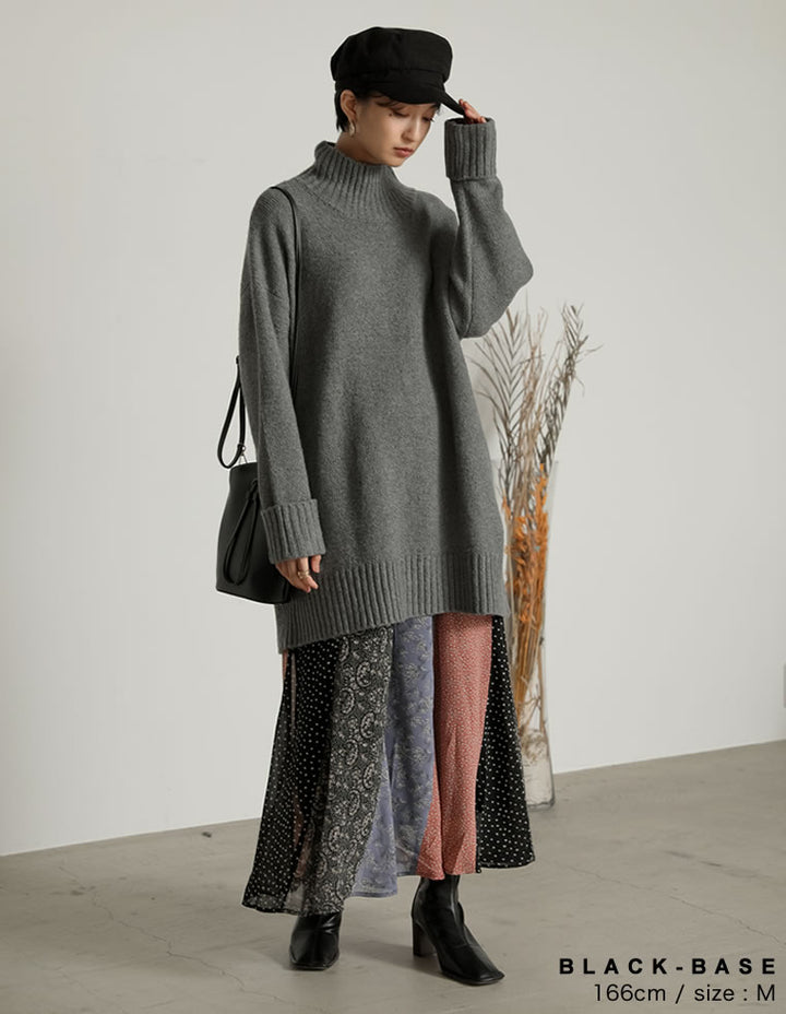 [低身長/高身長向けサイズ有]プリーツ花柄フリルスカート スカート レディースファッション通販 リエディ