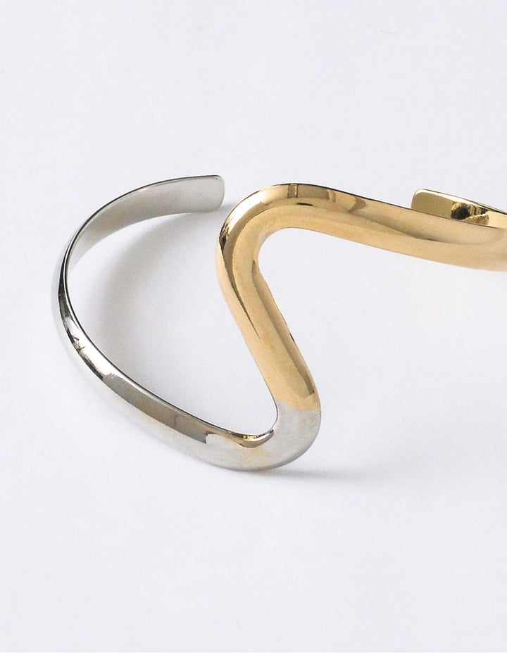 [AnkA moore（アンカムーア）]ツインカラーニュアンスバングル[返品交換不可] アクセサリー レディースファッション通販 リエディ