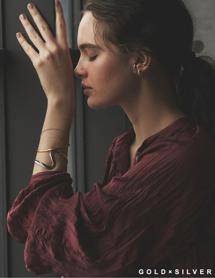 [AnkA moore（アンカムーア）]ツインカラーニュアンスバングル[返品交換不可] アクセサリー レディースファッション通販 リエディ