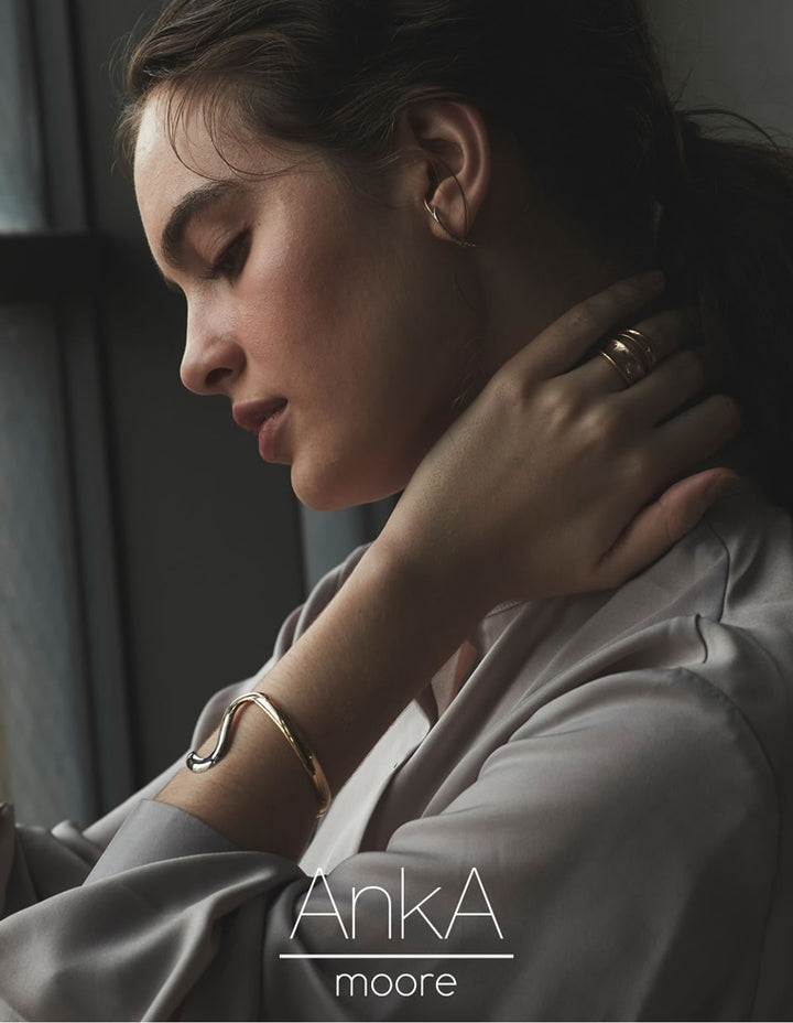 [AnkA moore（アンカムーア）]ツインカラーニュアンスバングル[返品交換不可] アクセサリー レディースファッション通販 リエディ