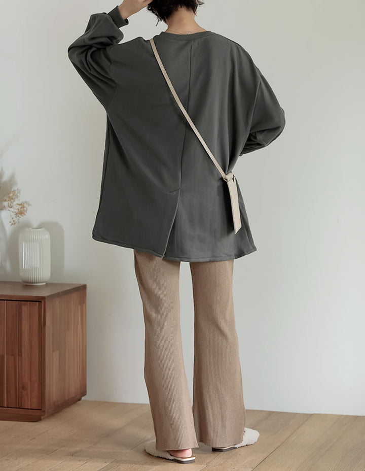 ボリュームスリーブ裏毛スウェットプルオーバー トップス レディースファッション通販 リエディ