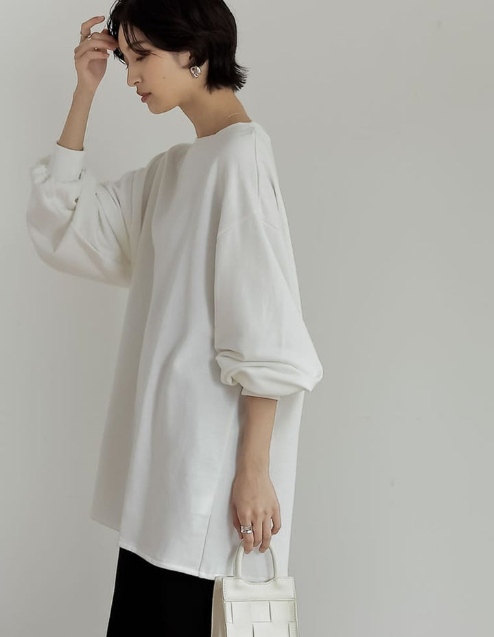 ボリュームスリーブ裏毛スウェットプルオーバー トップス レディースファッション通販 リエディ