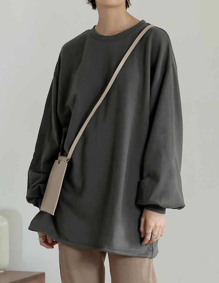 ボリュームスリーブ裏毛スウェットプルオーバー トップス レディースファッション通販 リエディ