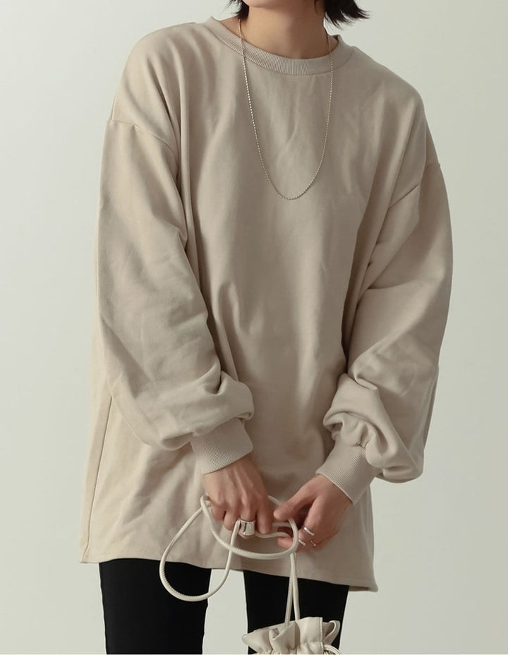 ボリュームスリーブ裏毛スウェットプルオーバー トップス レディースファッション通販 リエディ